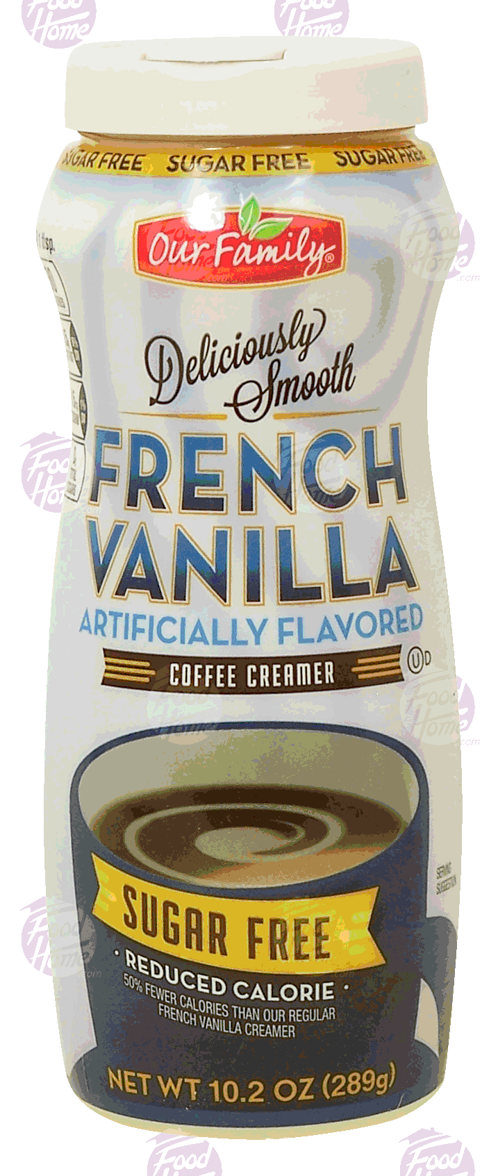 Our Family Deliciously Smooth french vanilla flavored coffee creamer, sugar free Full-Size Picture